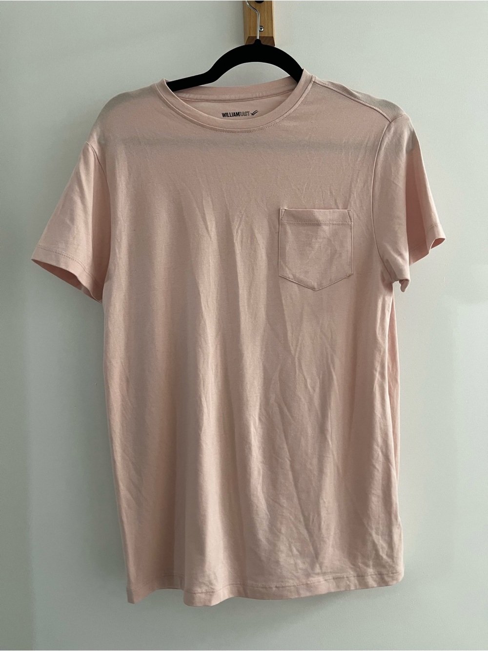 William Rast Light Pink Short Sleeve Pocket Tee